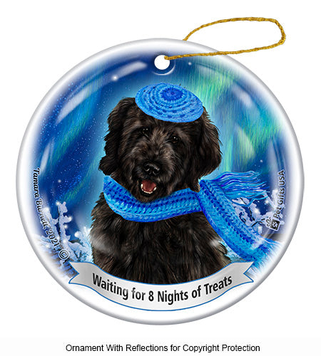Goldendoodle Black Series 5 Hanukkah Ornament