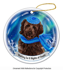 Goldendoodle Chocolate Series 5 Hanukkah Ornament
