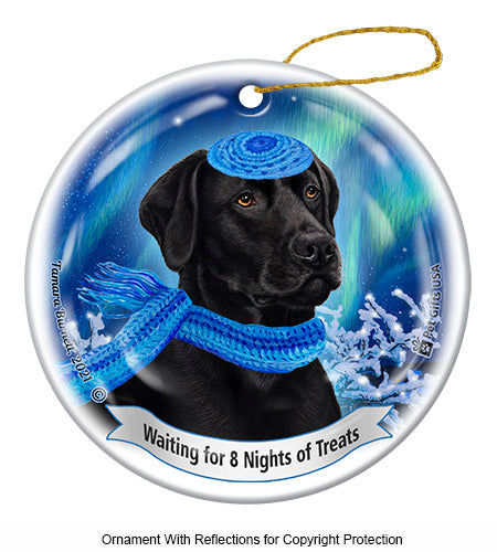 Labrador Black (American) Series 5 Hanukkah Ornament