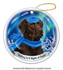Labrador Chocolate (American) Series 5 Hanukkah Ornament