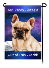 French Bulldog Cream - Out Of This World Garden Flag