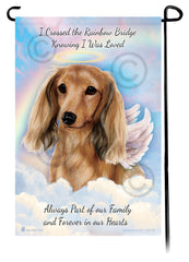 Dachshund LH Cream Memorial Flag