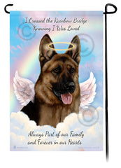 German Shepherd Red Sable Memorial Flag