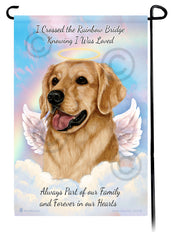 Golden Retriever Memorial Flag