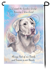 Labrador Silver American Memorial Flag