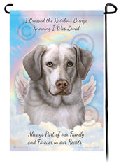 Labrador Silver Front Face Memorial Flag