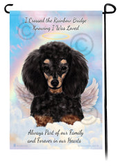 Poodle Black and Tan Memorial Flag