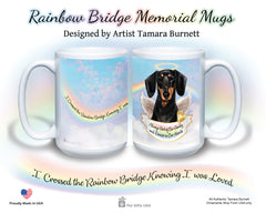 Dachshund SH Black/Tan - Memorial Mug