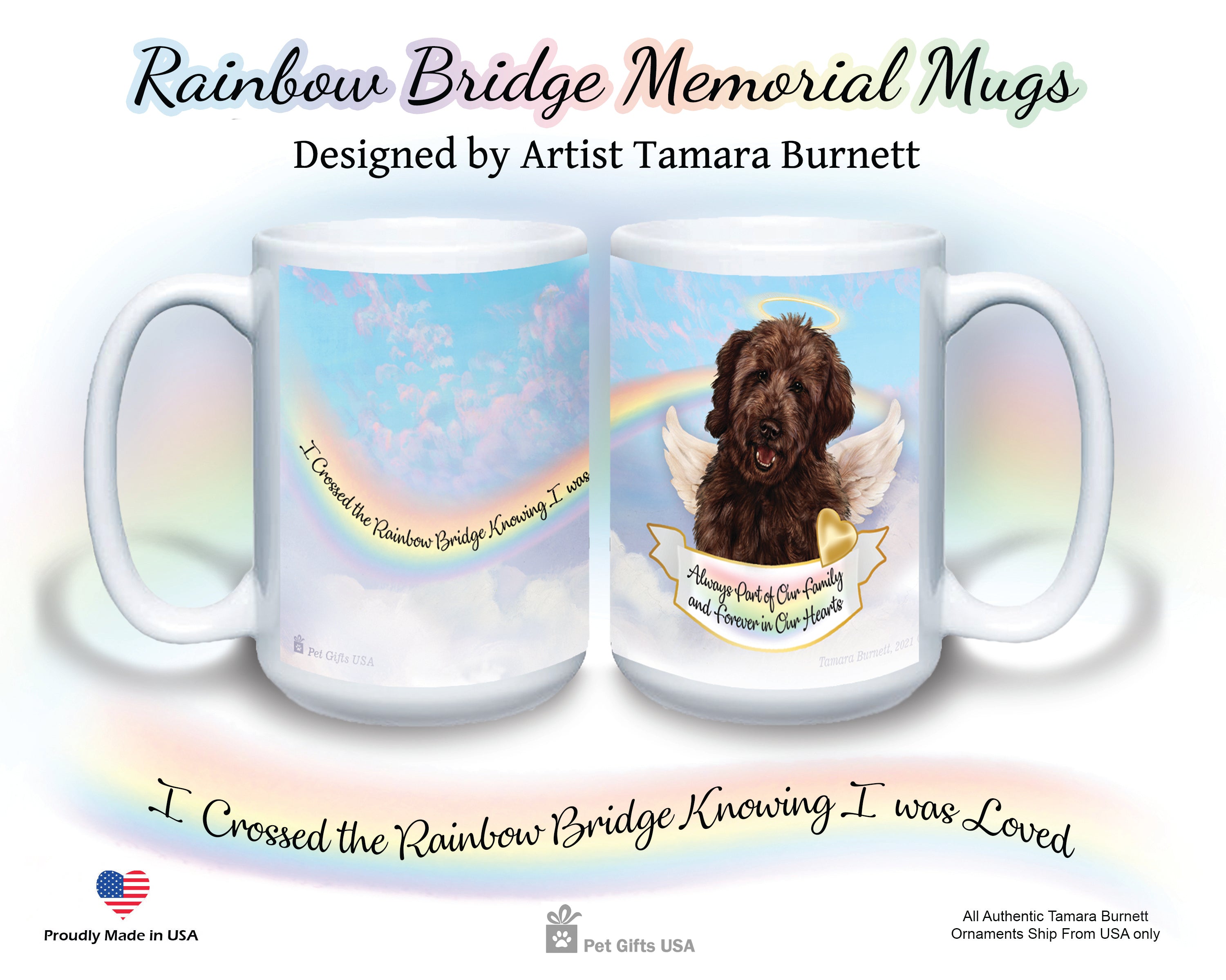 Goldendoodle Chocolate - Memorial Mug