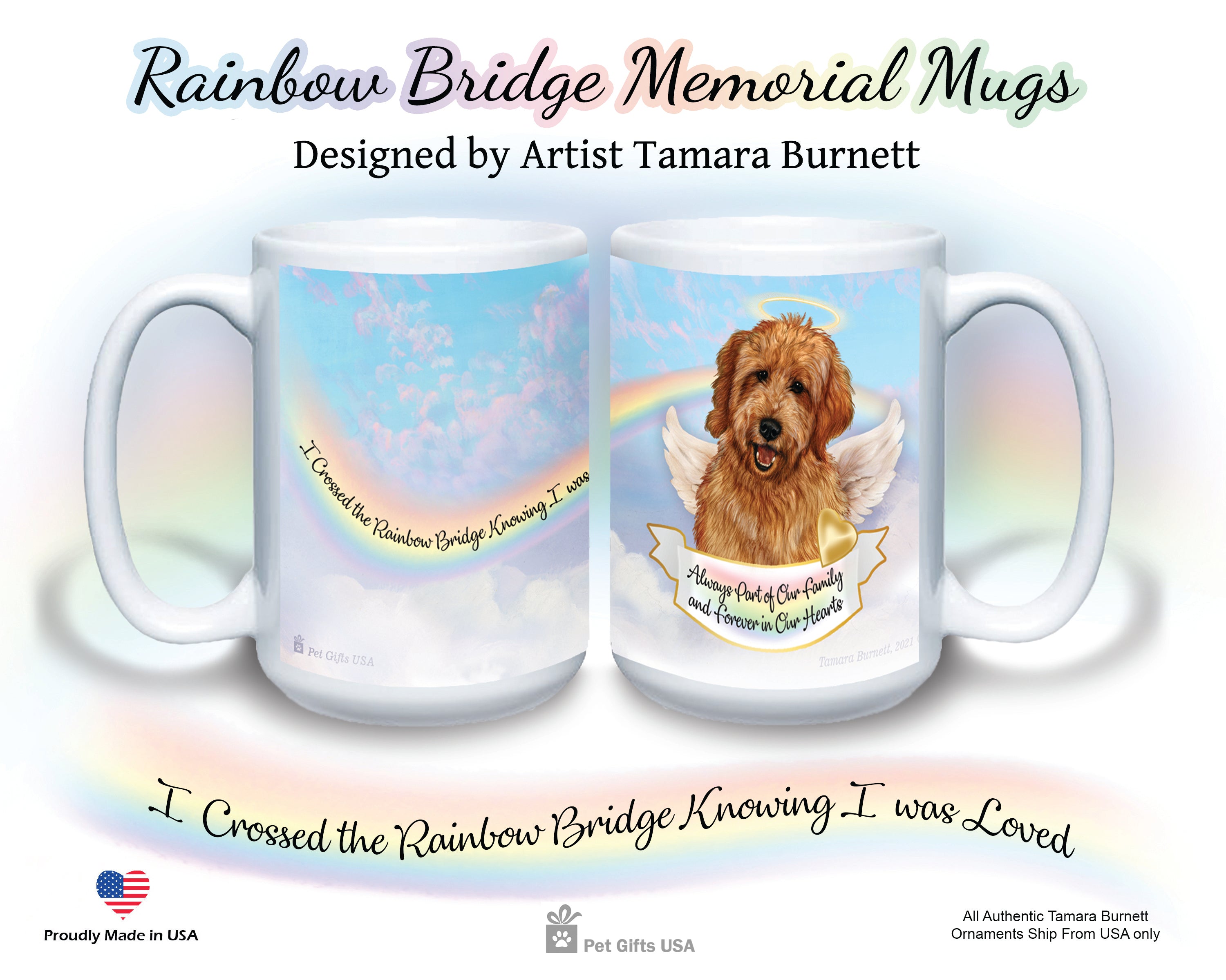 Goldendoodle Red - Memorial Mug