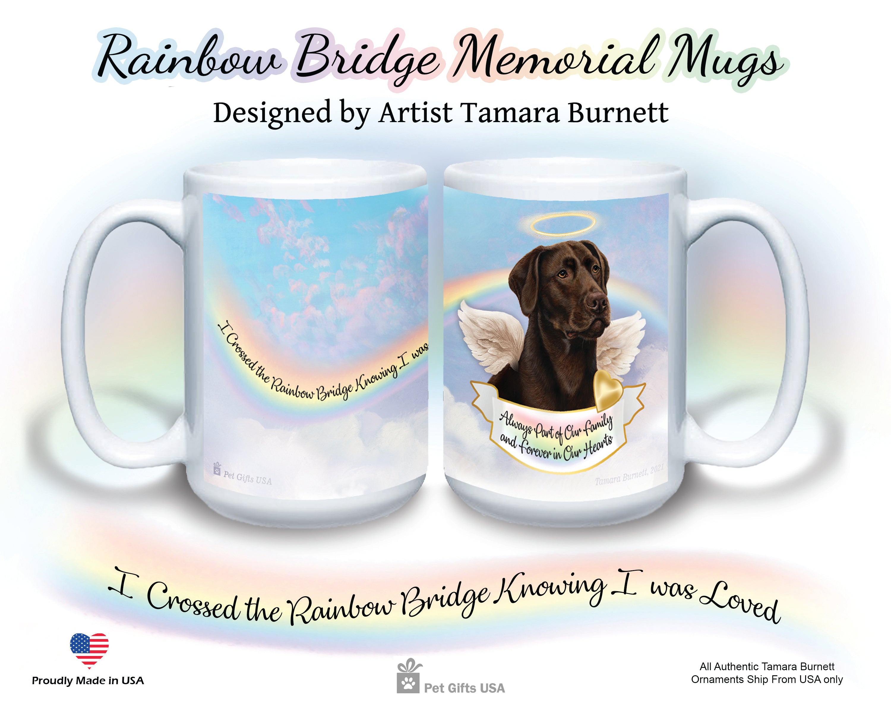 Labrador Retriever American Chocolate - Memorial Mug