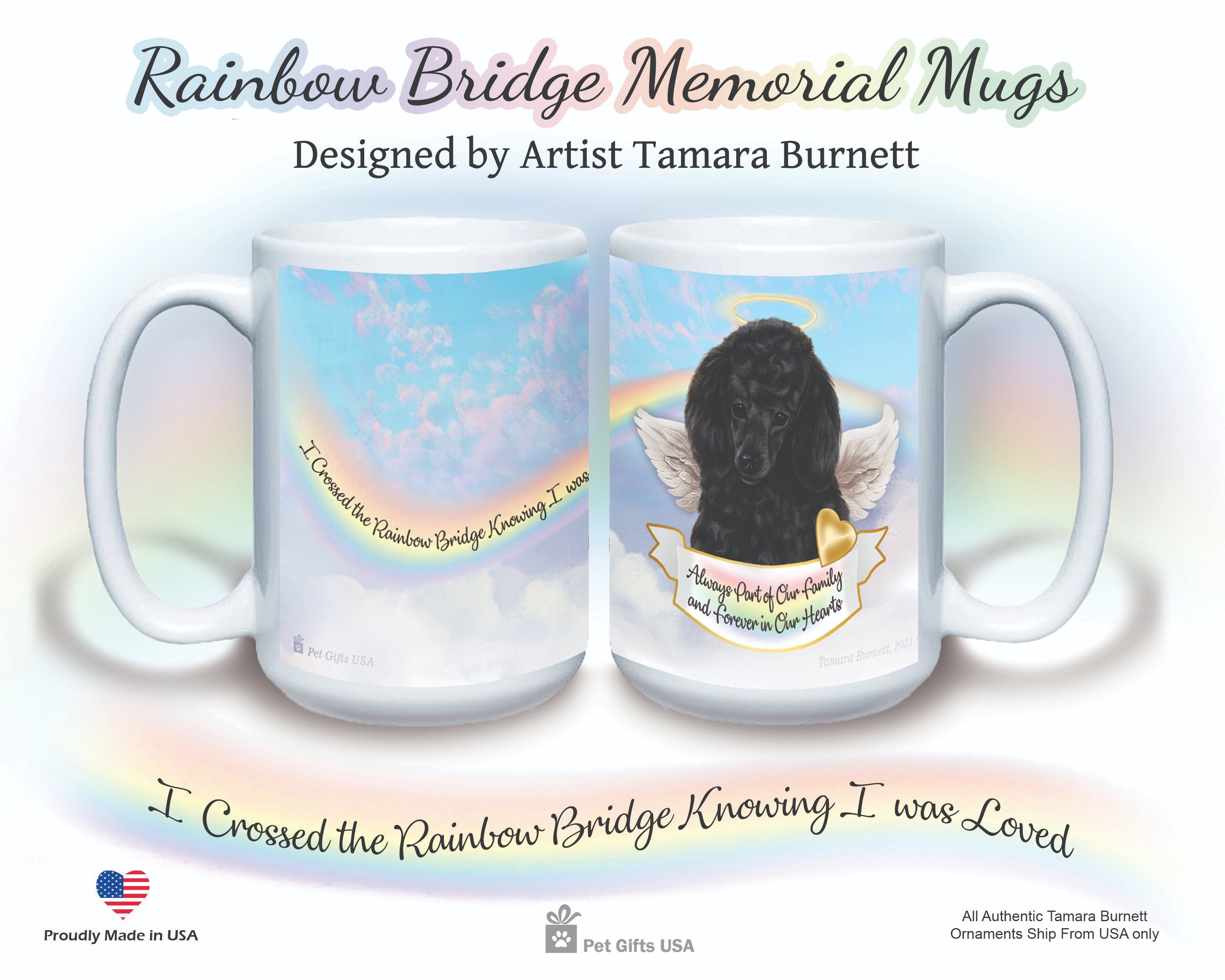 Poodle Black - Memorial Mug