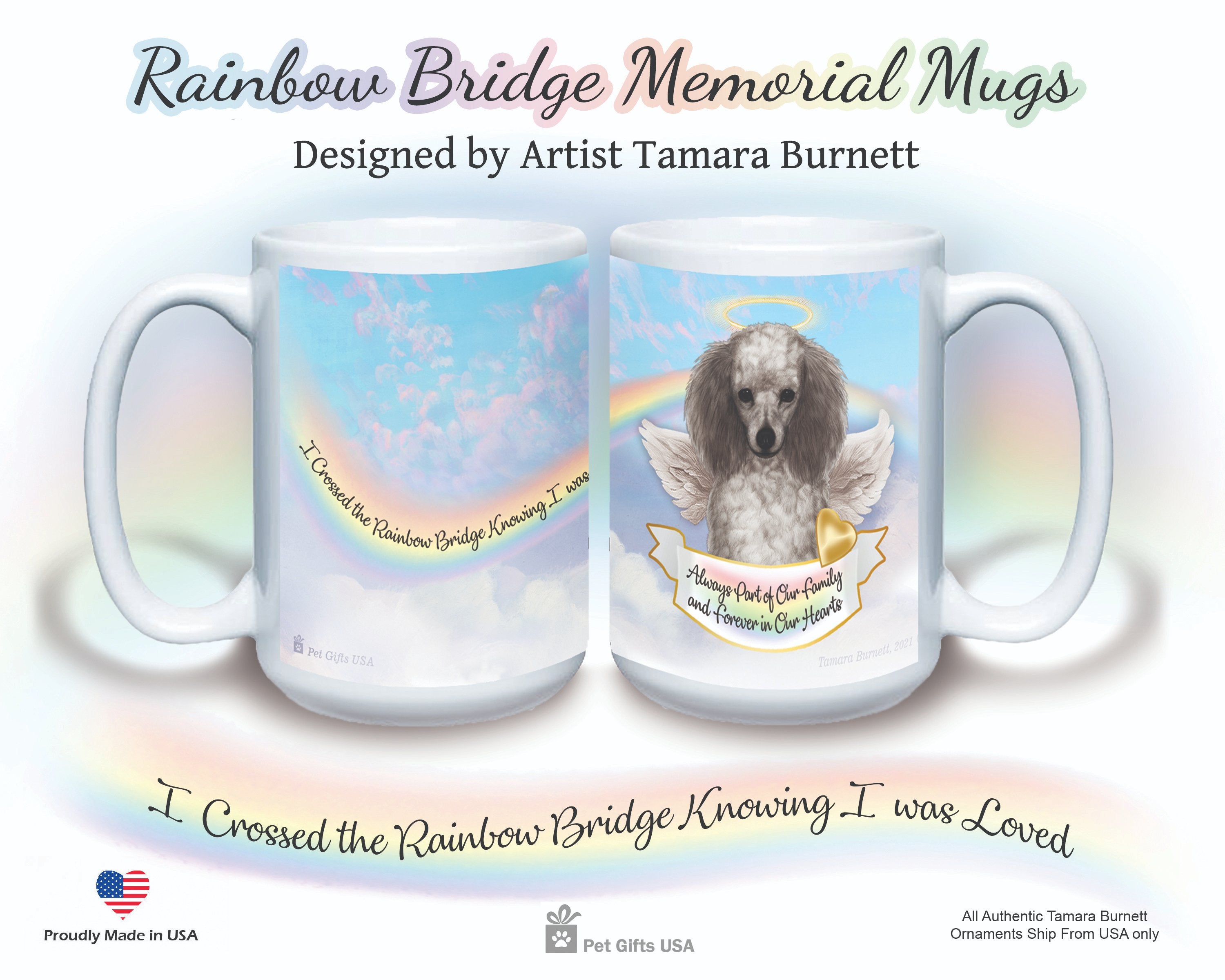 Poodle Silver - Memorial Mug