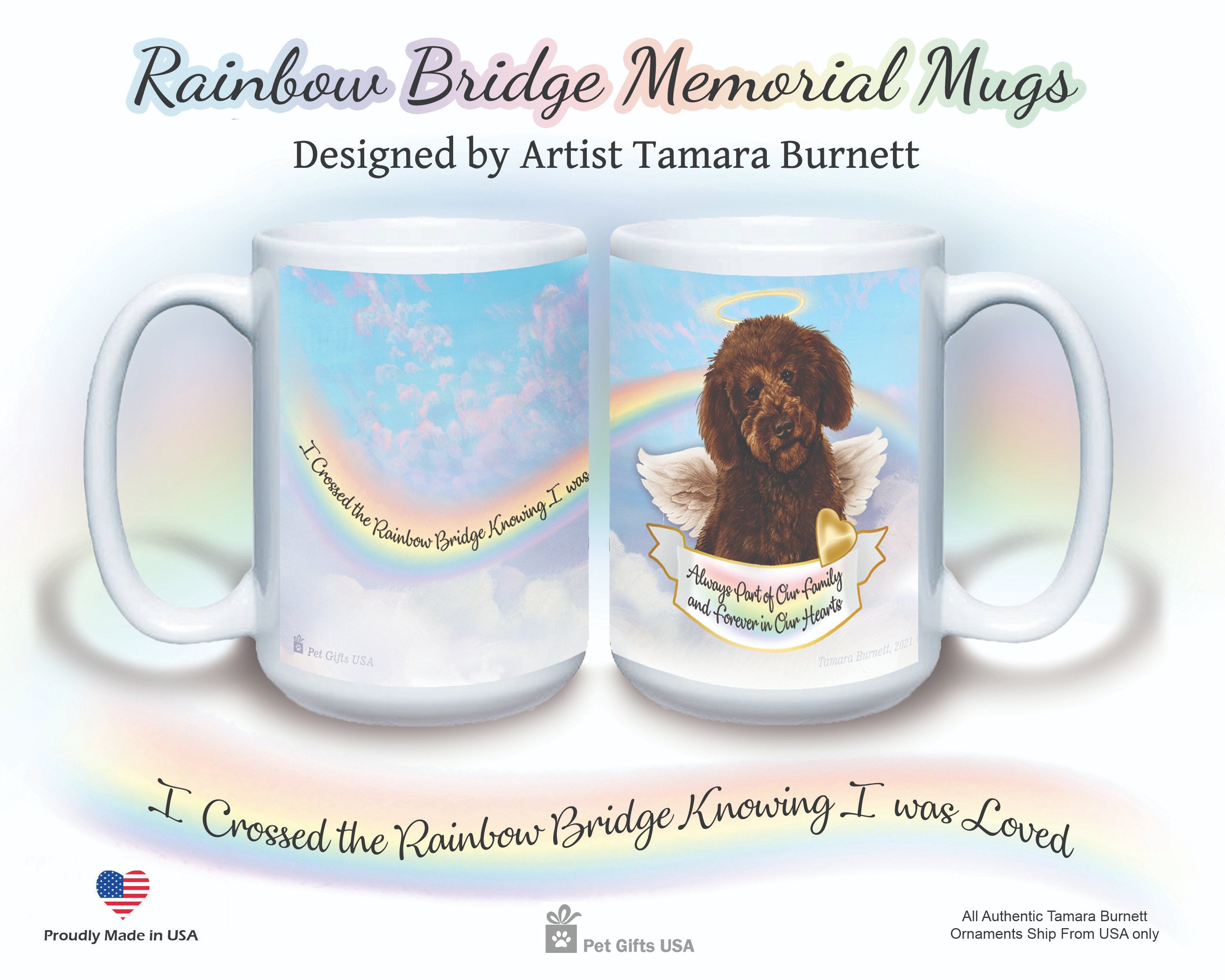 Poodle Chocolate - Memorial Mug