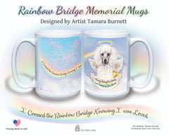 Poodle White - Memorial Mug
