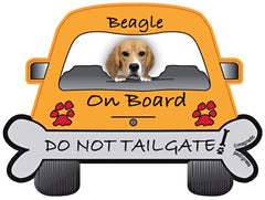 Beagle On Board - Do Not Tailgate Magnet