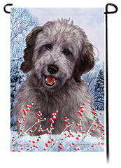 Goldendoodle (Grey) - Winterberries Garden Flag