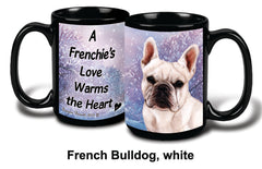 French Bulldog White Winter Mug 15 oz