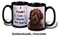 Goldendoodle Chocolate Winter Mug 15 oz