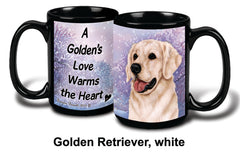 Golden Retriever White Winter Mug 15 oz