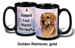 Golden Retriever Winter Mug 15 oz