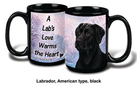 Labrador (American) Black Winter Mug 15 oz