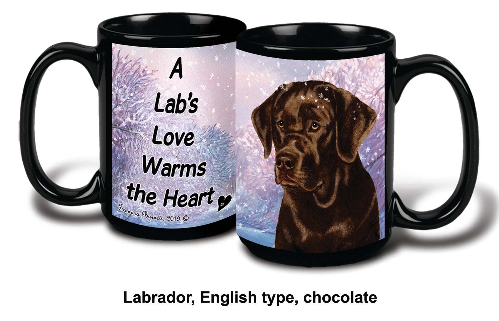 Labrador (English) Choc Winter Mug 15 oz