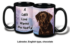 Labrador (English) Choc Winter Mug 15 oz