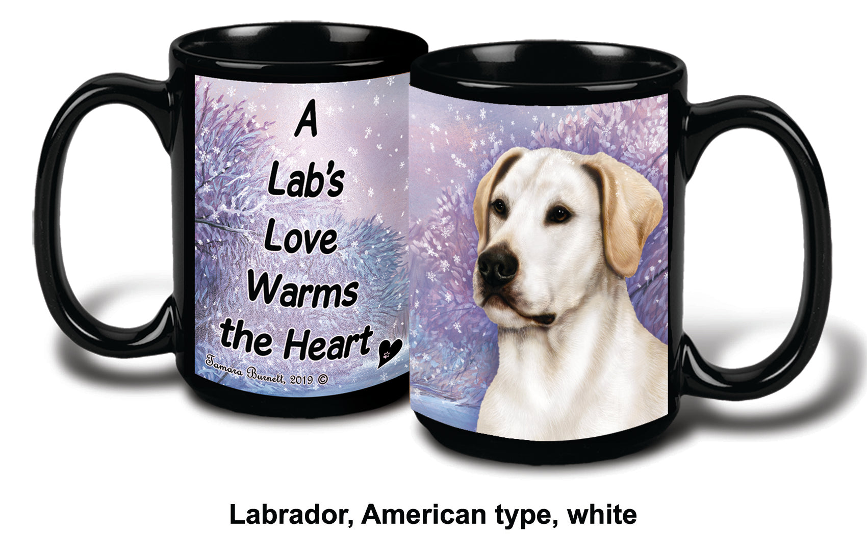 Labrador (American) White Winter Mug 15 oz