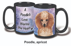 Poodle Apricot Winter Mug 15 oz