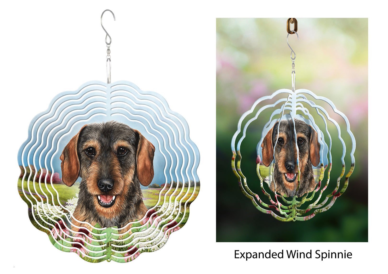Dachshund (Wirehair, Wild Boar) - Wind Spinner