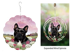 French Bulldog (Black And White) - Wind Spinner