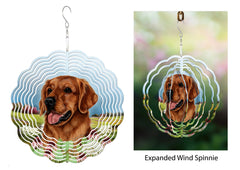 Golden Retriever (Red) - Wind Spinner