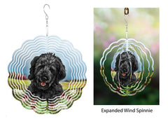 Goldendoodle (Black) - Wind Spinner