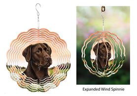 Labrador Retriever (Chocolate, American) - Wind Spinner