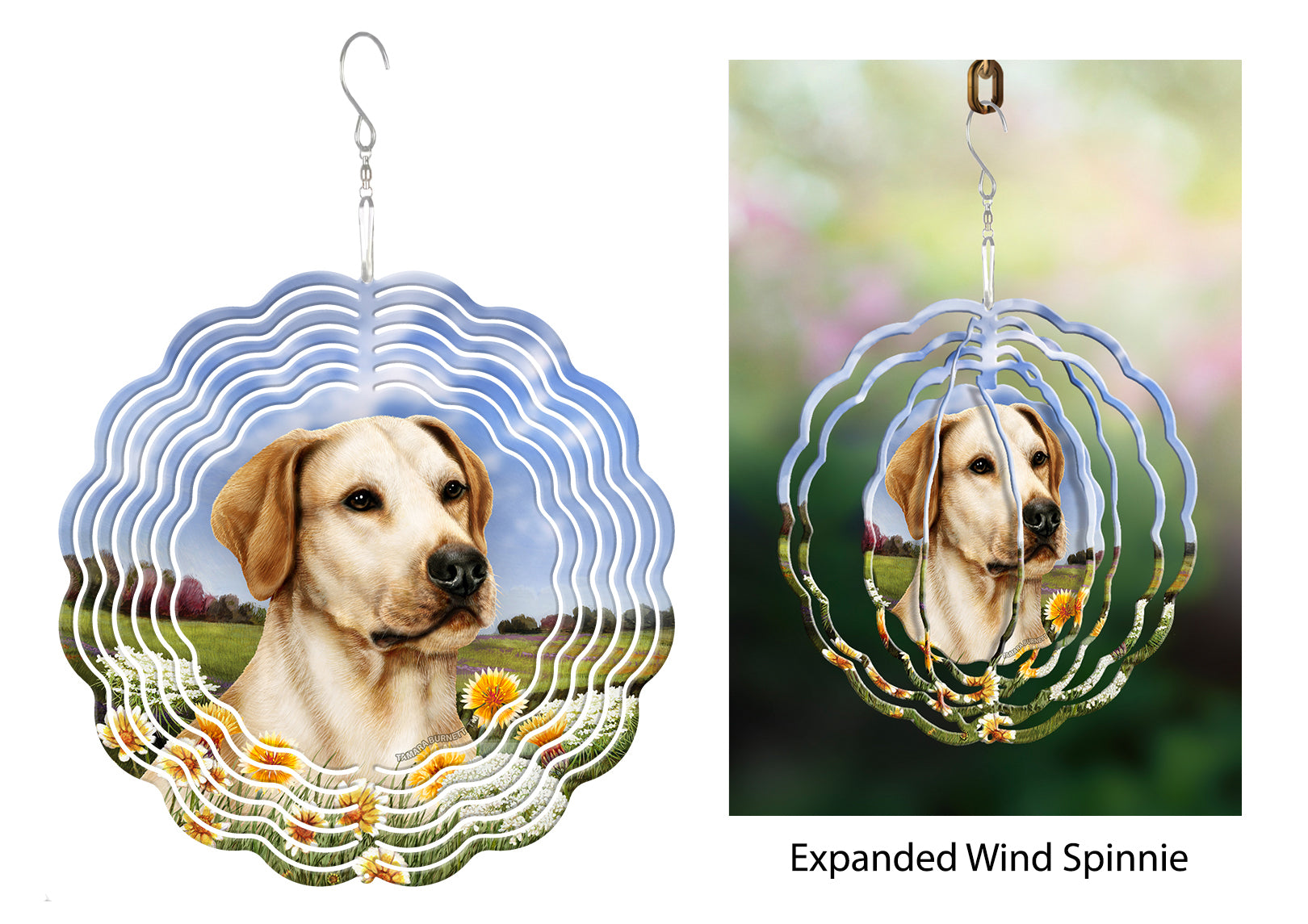 Labrador Retriever (Yellow, American) - Wind Spinner