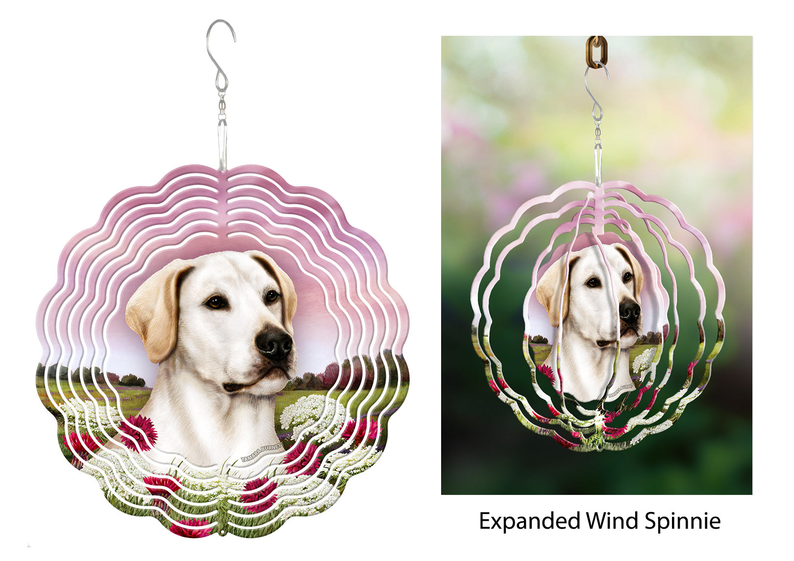 Labrador Retriever (White, American) - Wind Spinner