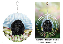 Poodle Black - Wind Spinner