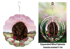 Poodle Chocolate - Wind Spinner