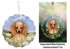 Poodle Apricot - Wind Spinner