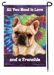 French Bulldog Cream Woofstock Garden Flag
