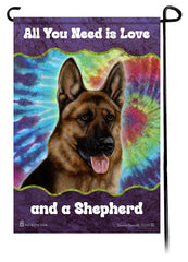 German Shepherd Red Sable Woofstock Garden Flag