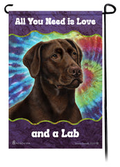 Labrador Chocolate American Woofstock Garden Flag
