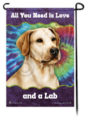 Labrador Yellow American Woofstock Garden Flag