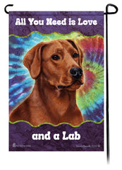 Labrador Red American Woofstock Garden Flag