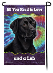 Labrador White American Woofstock Garden Flag