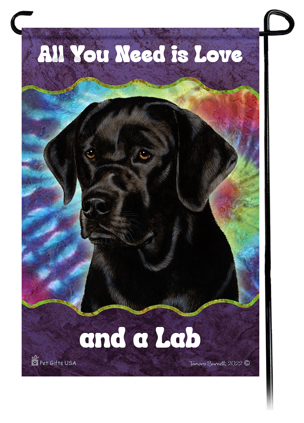 Labrador White English Woofstock Garden Flag