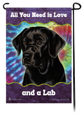 Labrador White English Woofstock Garden Flag