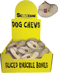 Sliced Knuckle Bone Shrink with Sticker Med Long PDQ of 12