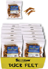 Dried Duck Feet 30 Pack Large PDQ of 12